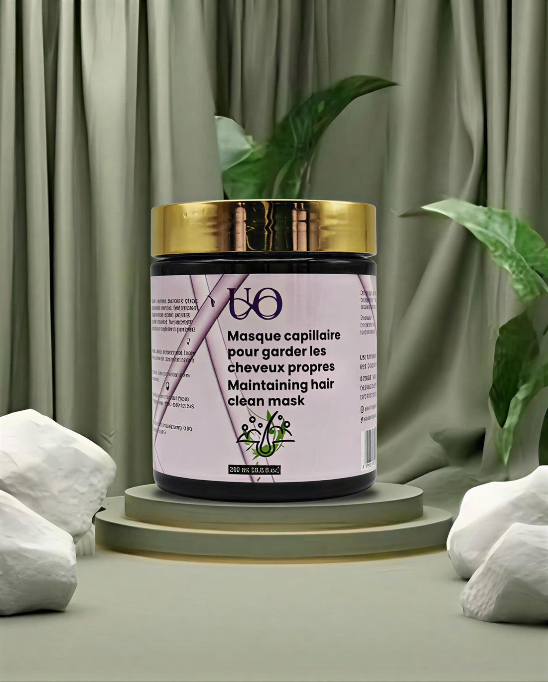 Masque Cheveux Propres 250 ml – Nettoyage & Soin | Univers Ophelia