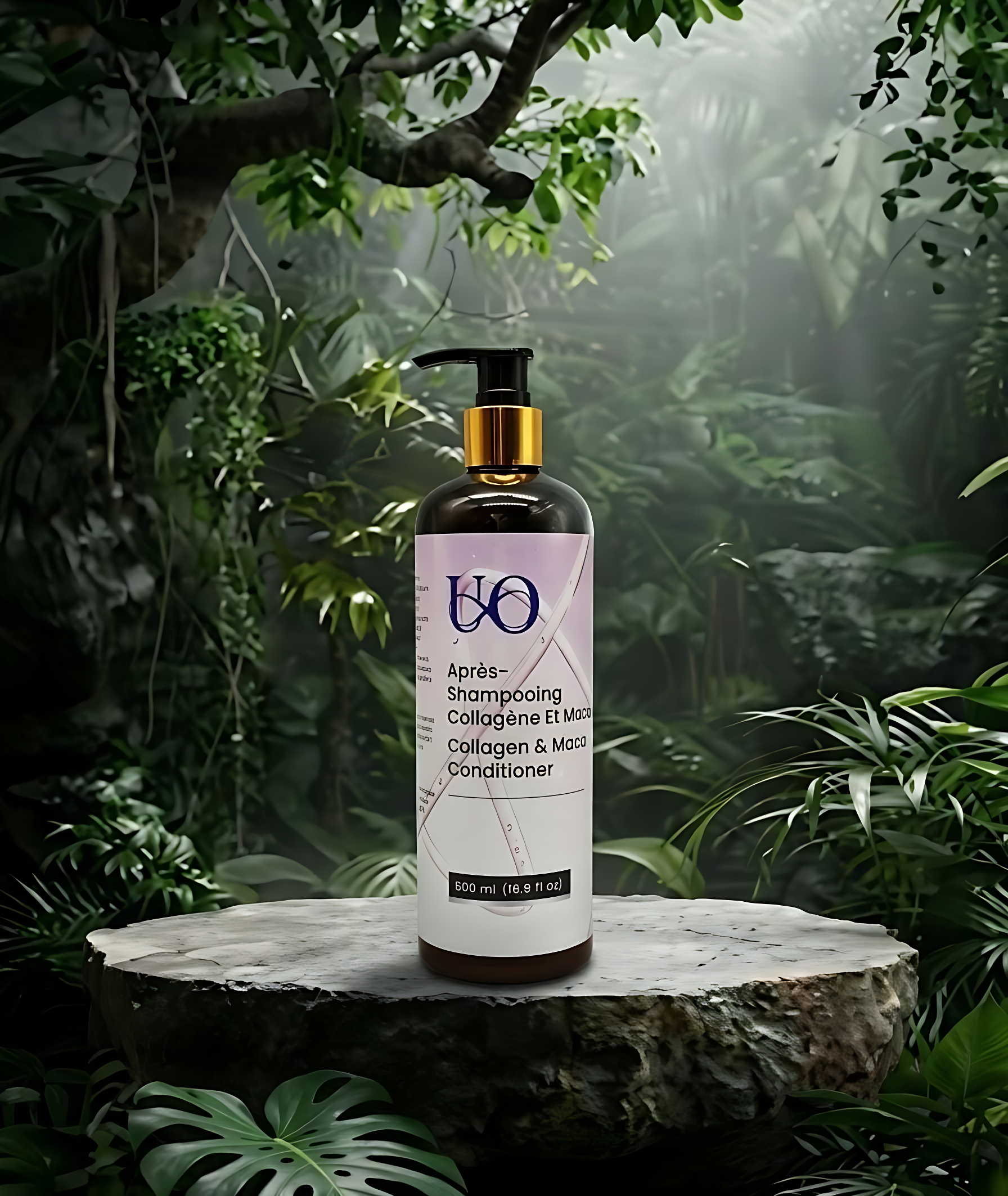 Après-shampooing Collagène & Maca 500 ml – Force & Soin | Univers Ophelia