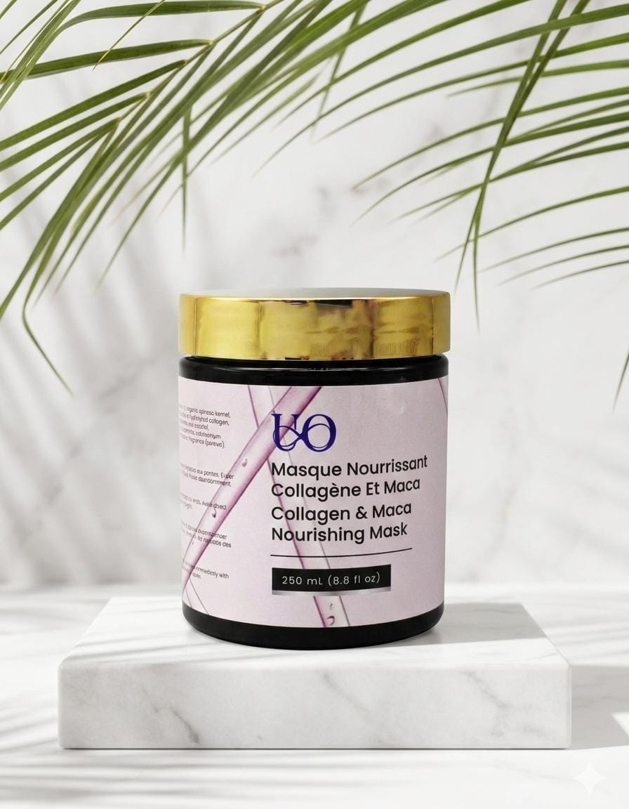 Masque Collagène & Maca 250 ml – Force & Réparation | Univers Ophelia