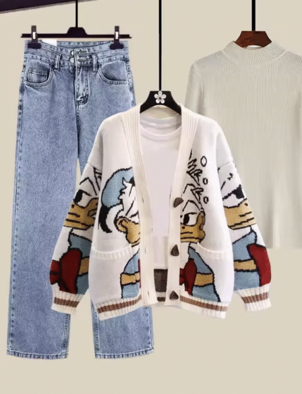 Ensemble tricoté 3 pièces
